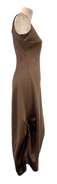 Image 3 of andromeda dress in ash brown