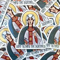 Saint Olympia the Deaconess Sticker