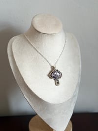 Image 2 of Lepidolite & Fluorite Mushroom