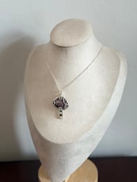 Image 4 of Lepidolite & Fluorite Mushroom