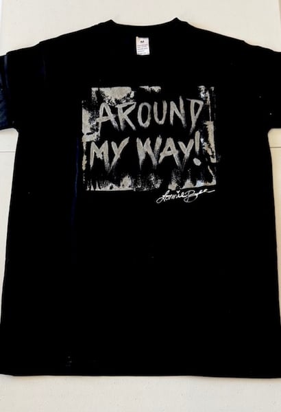 Image of Hand Painted Around My Way T-Shirts (Black & White)