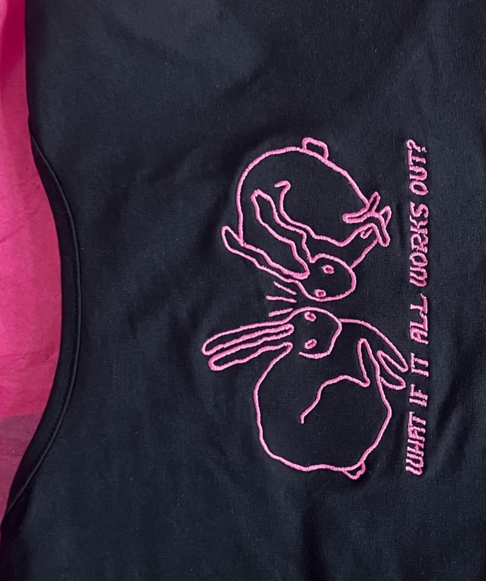 Image of 🐇Bunny Embroidered Vest 🐇 