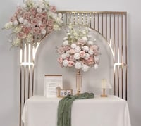Dusky Pink Centrepieces 