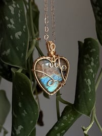 Image 1 of Labradorite Heart
