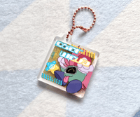 Sir Falspar  Liquid Glitter CD Keychain (Filled)