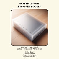 ADD ON: A5 Keepsake Pocket for Notebook