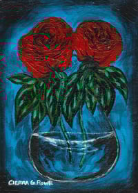 Image 1 of 'Cosmopolitan' - Acrylic on Canvas Panel, 5x7 Framed