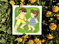 Image 1 of In A Field - Original Collage