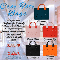 Image 1 of Croc Tote Bags