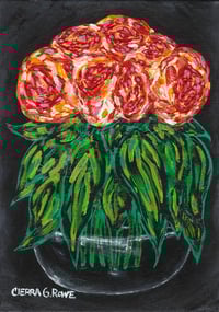 Image 1 of 'Dream Sequence' - Acrylic on Canvas Panel, 5x7 Framed