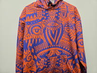 Image 5 of Geometric Realms Hoodie Purple And Orange