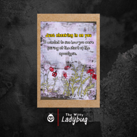 Image 1 of Just checking in on you...apocolypse Greeting Card