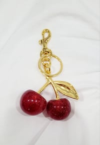 Image 2 of Double Cherry Bag Charm