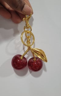 Image 4 of Double Cherry Bag Charm