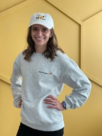 Image 3 of Crew neck sweatshirt - embroidered logo