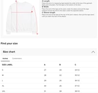 Image 9 of Crew neck sweatshirt - embroidered logo
