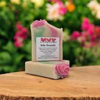 Hello Beautiful Goat Milk & Tallow Soap Bar, Homemade Organic Oil, Artisan Handmade Cold Process