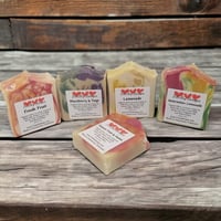 Image 2 of 5 Assorted Goat Milk & Tallow Soap Bars, Fruit Scents, Randomly Selected