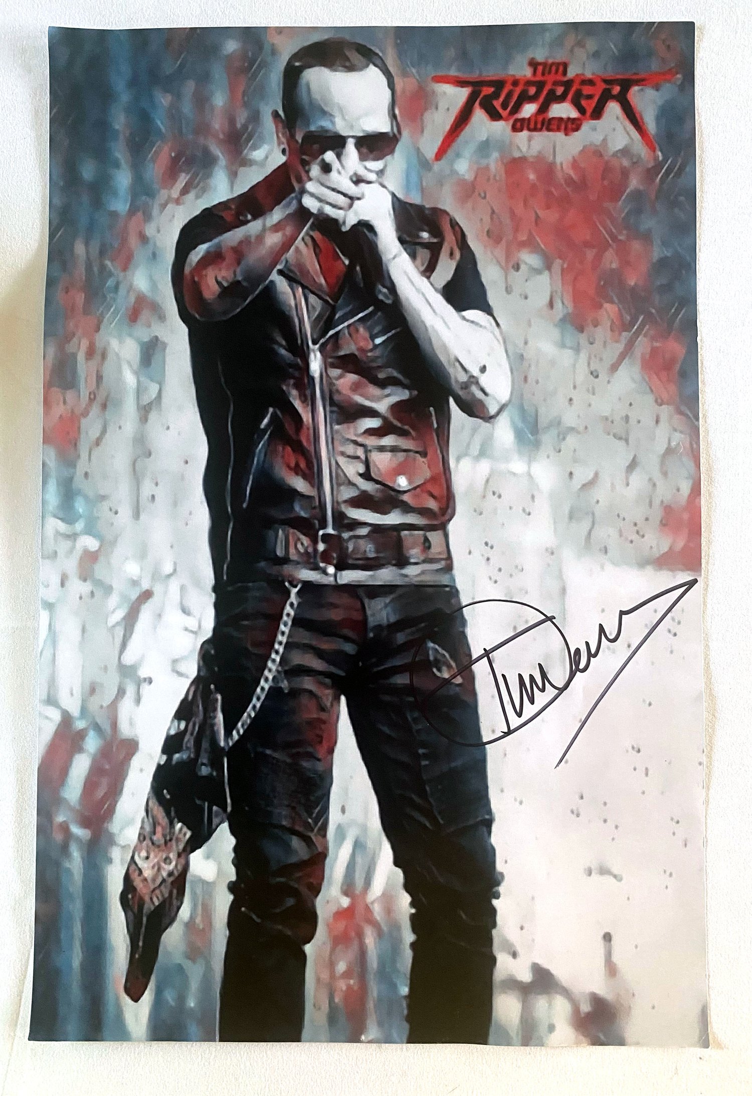 Image of RIPPER OWENS - A3 (POSTER SIZE) PHOTO SIGNED