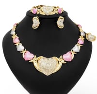 Image 1 of Multicolor Love XOX Jewelry Set 
