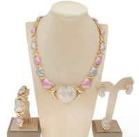 Image 2 of Multicolor Love XOX Jewelry Set 