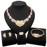 Image 4 of Multicolor Love XOX Jewelry Set 
