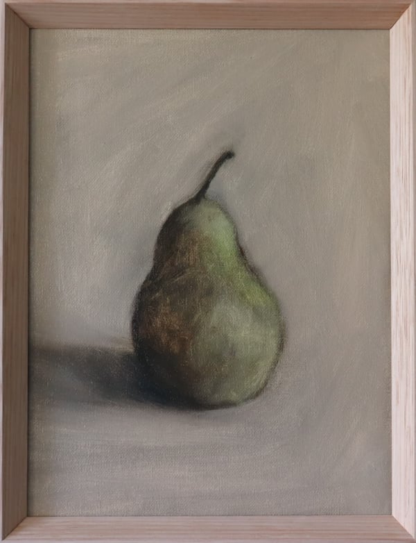 Image of Nature morte avec une seule poire