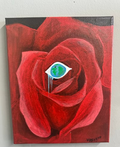 Image of “Blue eye Rose” by Mimekone 
