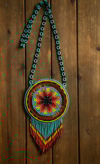 Image 2 of Ceremonial Beaded Medallion (XL) 