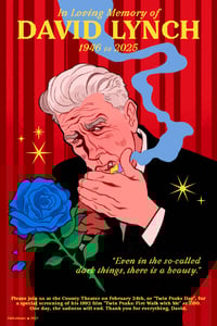 Image 3 of David Lynch Memorial Print