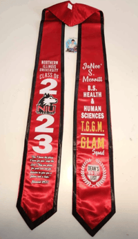 Image 1 of Custom Graduation Stoles