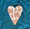 Cow Print Heart