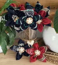 Image 3 of Memory Flowers custom created from a beautiful shirt and polo shirts