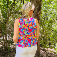 Image 3 of Ladies Flounce Hem Top
