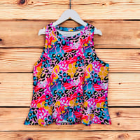 Image 4 of Ladies Flounce Hem Top