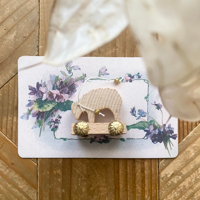 Tire-et-Pousse Petit Mouton de Pâques