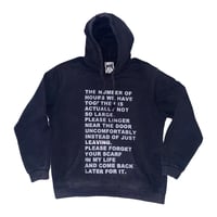 please linger hoodie 