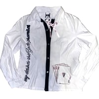 Image 1 of always, love button shirt