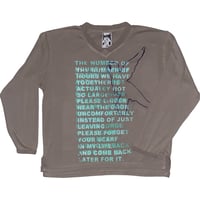 Image 1 of please linger sweatshirt 