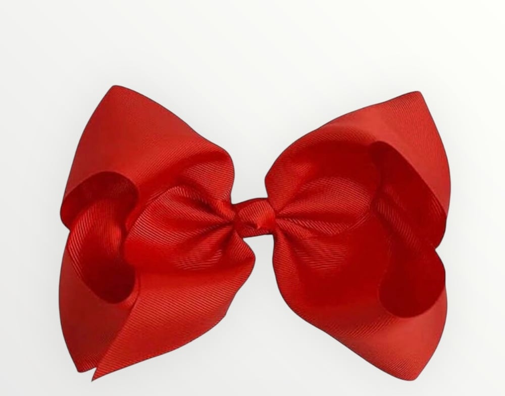 Image of Red Hair Bow