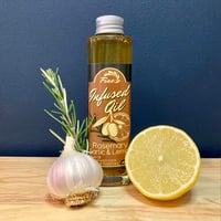 Lemon, Garlic & Rosemary Infused Oil