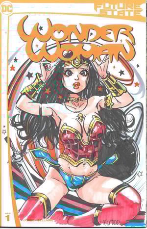 Image of * NEW * Wonder Woman Blank Cover sketch // Kentoo 