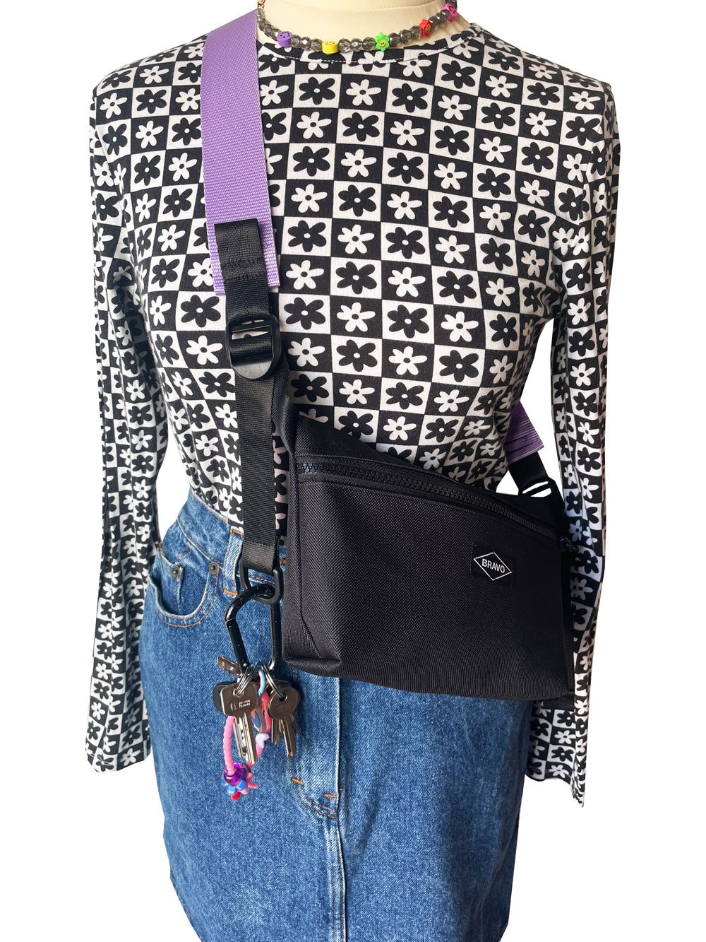 Image of New bag / noir et bleu royal