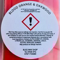 Image 2 of BLOOD ORANGE & OAKWOOD WAX MELT SNAP BAR HOME FRAGRANCE