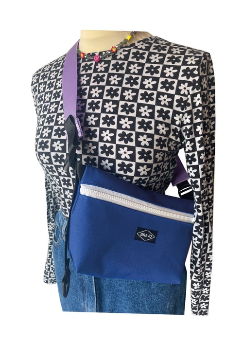 Image of New bag / noir et bleu royal