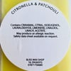CITRONELLA & PATCHOULI Wax Melt Snap Bar Home Fragrance 