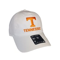 Image 1 of Nike Tennessee Volunteers Hat Cap Mens Adjustable M-L White Unstructured NCAA