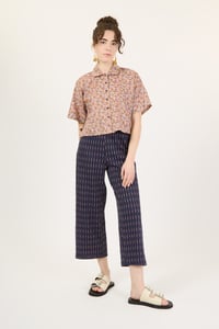 Image 2 of CAMICIA MORGANA FIORE MARRONE