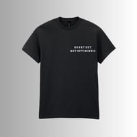 Image 1 of Burnout But Optimistic T-Shirt - Black