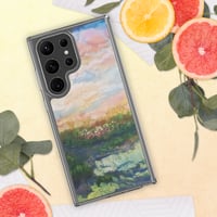 Cottage Core Clear Case for Samsung®